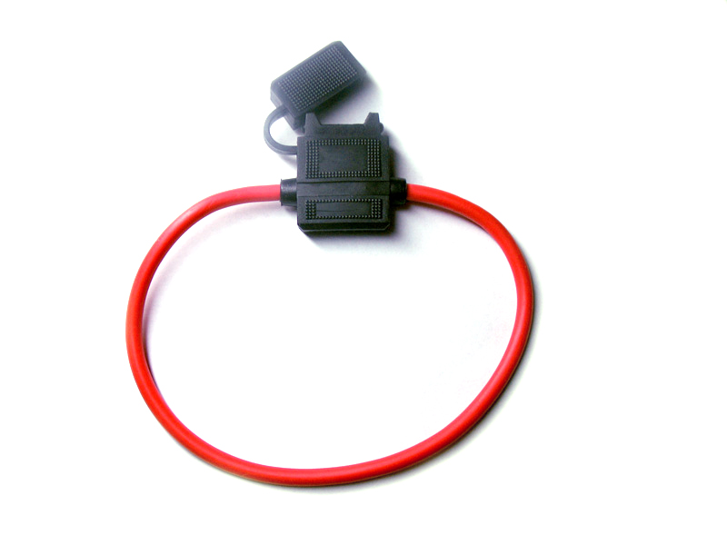 10 Gauge Fuse Holder with Cap - Click Image to Close